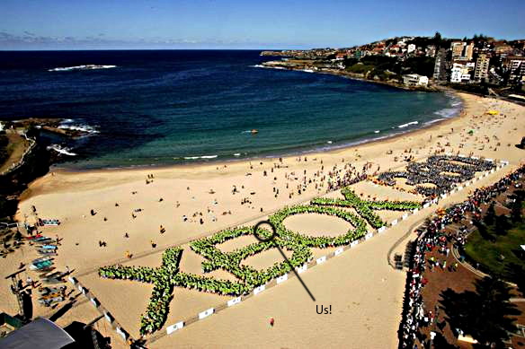 Xbox 360 waterfight at Coogee