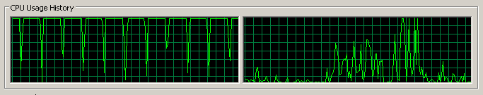 Nvidia's stability test running on a dual-core processor